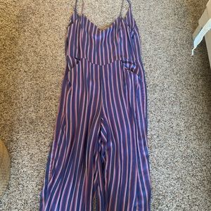 striped romper